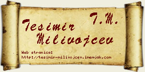 Tešimir Milivojčev vizit kartica